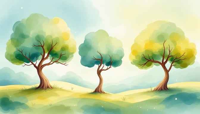Dancing Trees Embrace