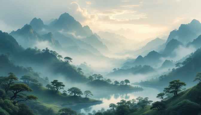 Misty Mountain Paradise