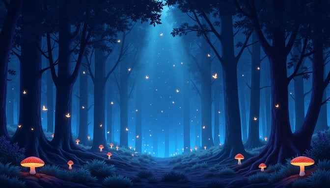 Enchanted Pixel Forest