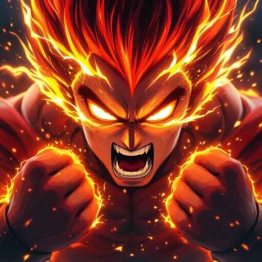 Blazing Rage Warrior Blazing Rage Warrior