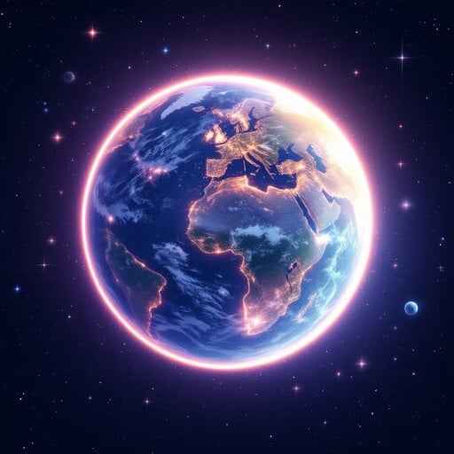 Glowing Earth Portrait