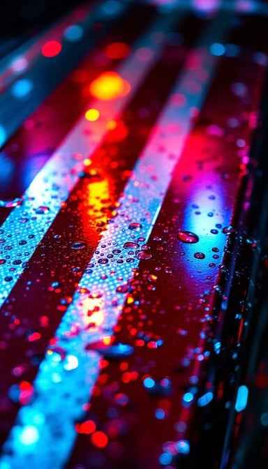 Emergency Lights Glowing
