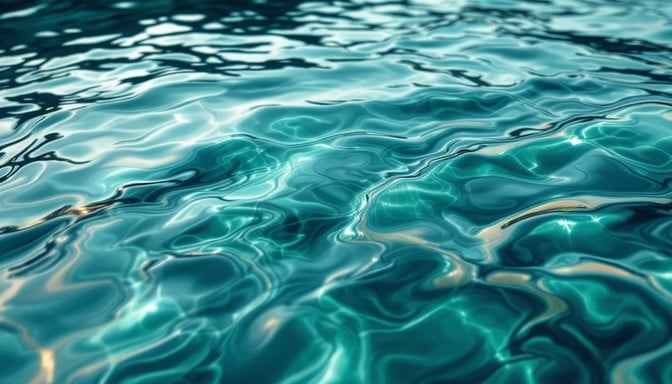 Rippling Aqua Surface