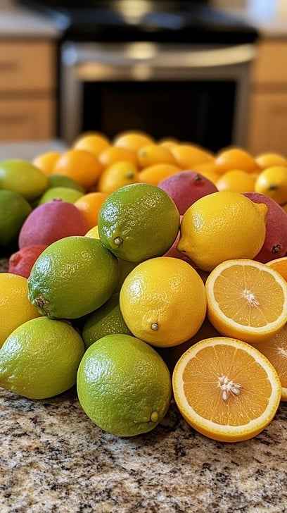 Colorful citrus fruits Colorful citrus fruits