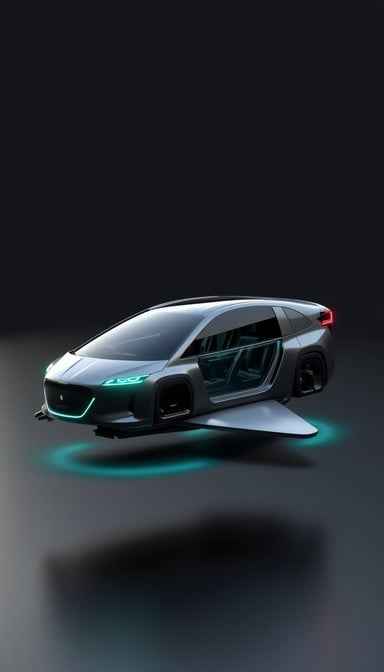 Futuristic Hover Vehicle Futuristic Hover Vehicle