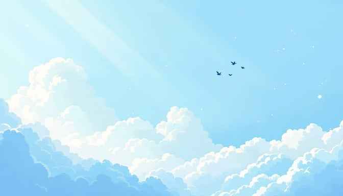 Serene Pixel Sky Serene Pixel Sky