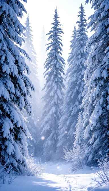 Snowy Forest Path Snowy Forest Path