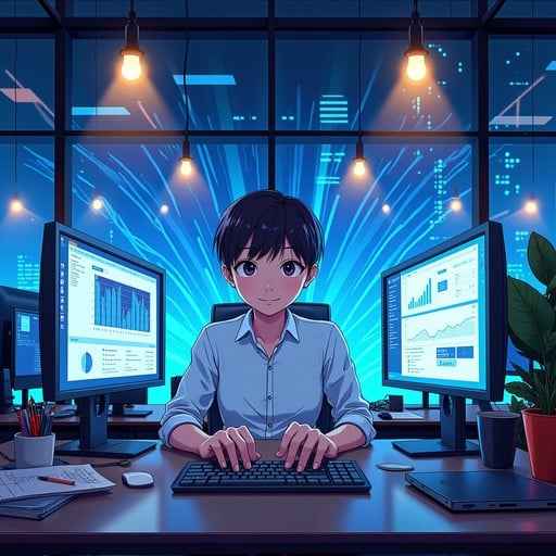 Digital Night Worker Digital Night Worker