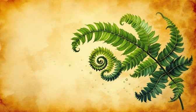 Spiraling Fern Unfurls Spiraling Fern Unfurls