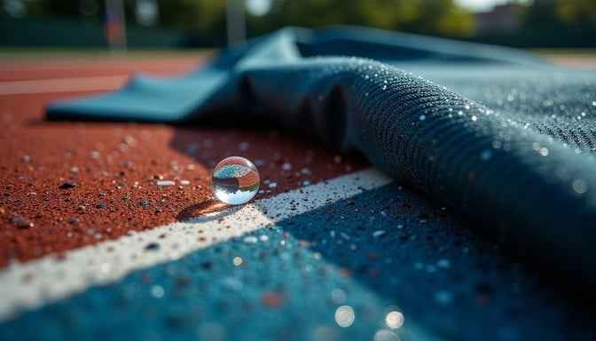 Droplet on track Droplet on track
