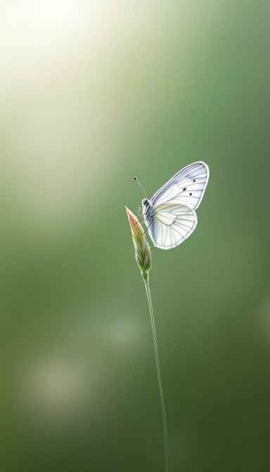 Butterfly Meets Morning Butterfly Meets Morning