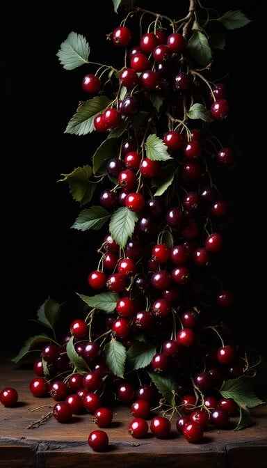 Cascading Fresh Cherries Cascading Fresh Cherries