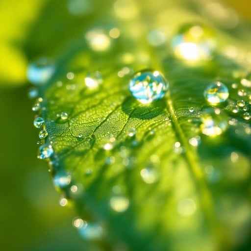 Glistening Green Leaf