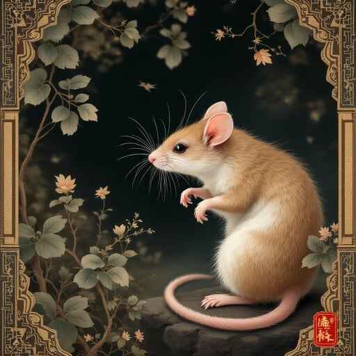 Elegant Mouse Portrait Elegant Mouse Portrait