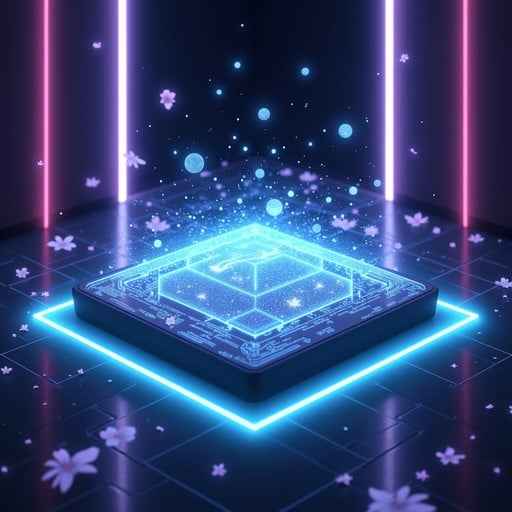 Holographic Tech Bloom Holographic Tech Bloom