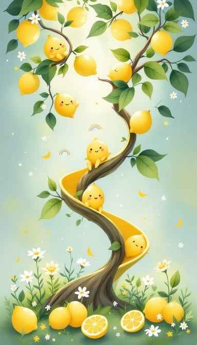Playful Lemon Friends