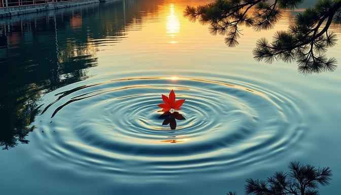Serene Vermilion Ripple Serene Vermilion Ripple