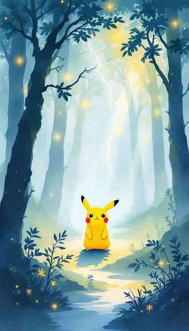 Mystical Forest Pikachu Mystical Forest Pikachu