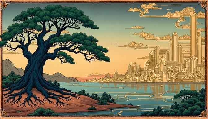 Ukiyo-e Digital Fusion