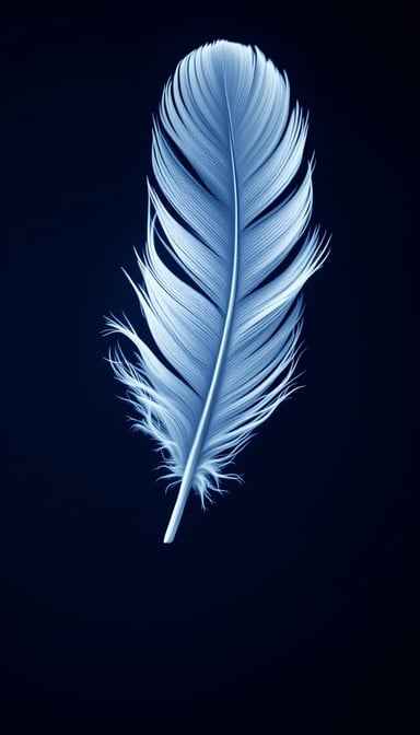 Ethereal Blue Feather Ethereal Blue Feather