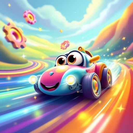 Rainbow Speed Racer