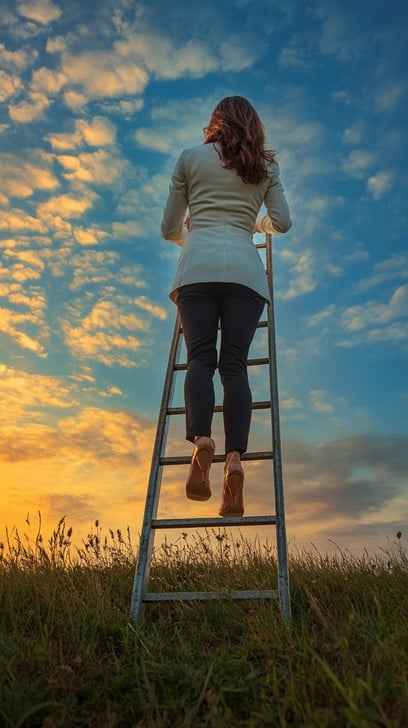Climbing toward sky Climbing toward sky