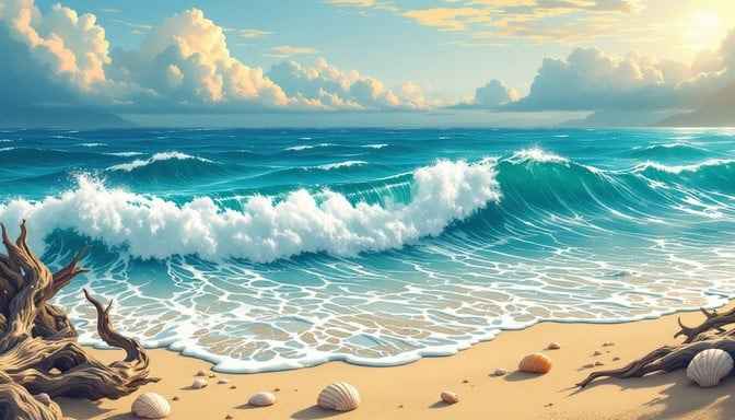 Waves Meet Shore Waves Meet Shore