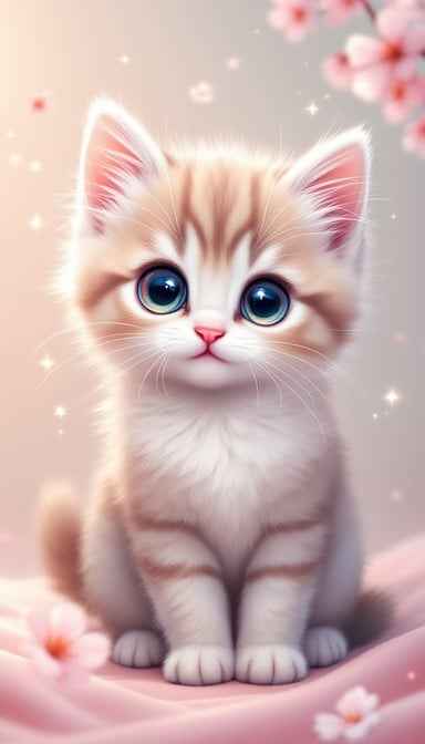 Adorable Manga Kitten Adorable Manga Kitten