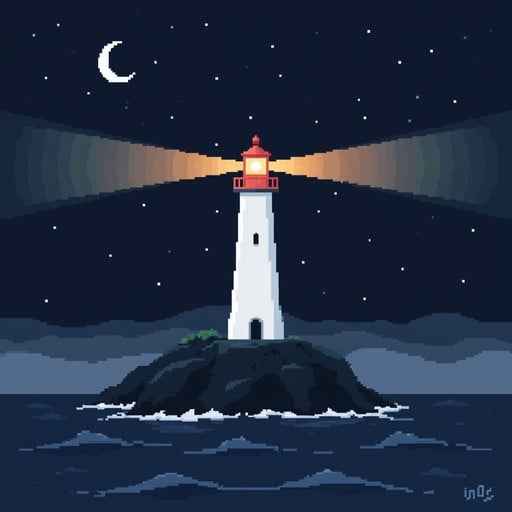 Nighttime Beacon Glow Nighttime Beacon Glow
