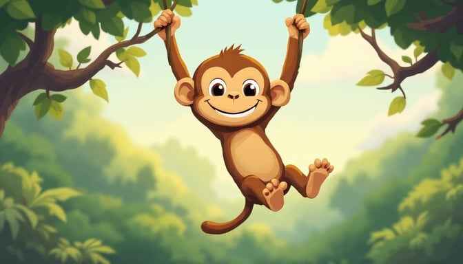 Swinging Monkey Joy Swinging Monkey Joy