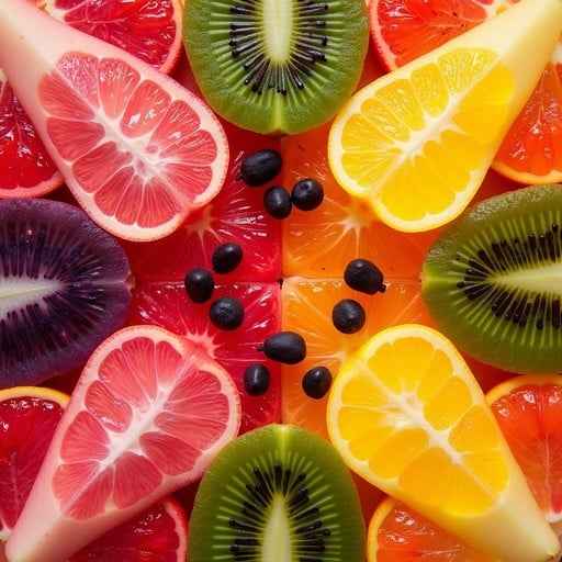 Fresh Fruit Kaleidoscope Fresh Fruit Kaleidoscope