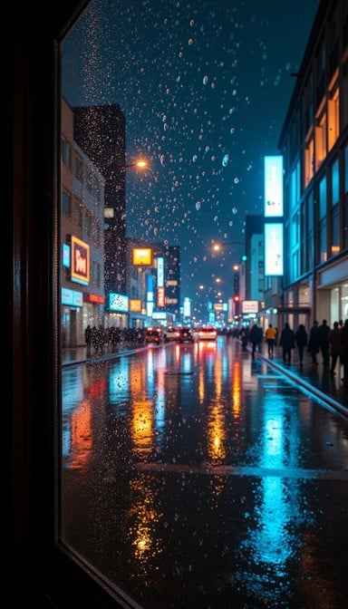 Rainy City Reflections Rainy City Reflections