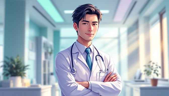 Caring Anime Doctor