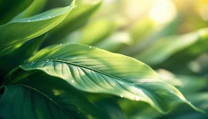 Tropical Leaf Detail Tropical Leaf Detail