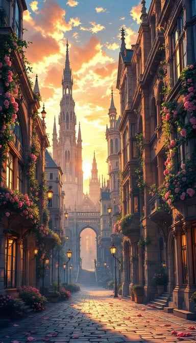 Gothic Sunset Street