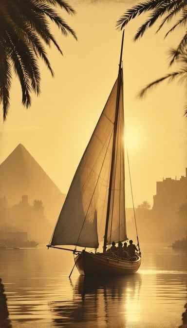Ancient Nile Sunset