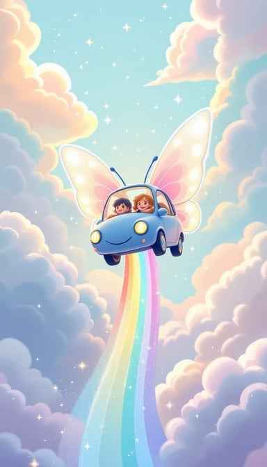 Magical Rainbow Flight