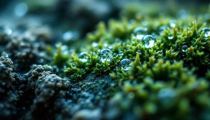 Dewy Moss Detail Dewy Moss Detail