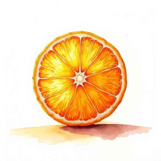 Luminous Orange Slice