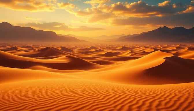 Majestic Desert Sunset