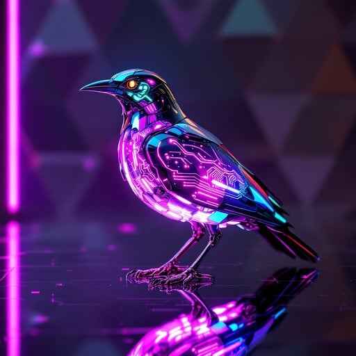 Neon Cyber Bird Neon Cyber Bird