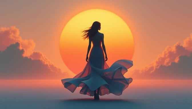 Sunset Dress Silhouette