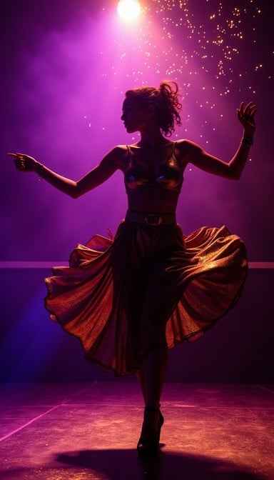 Disco Dancer Silhouette Disco Dancer Silhouette