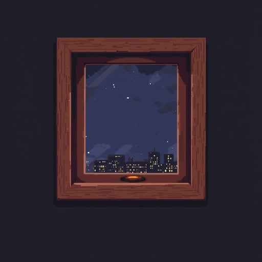 Urban Night Window Urban Night Window