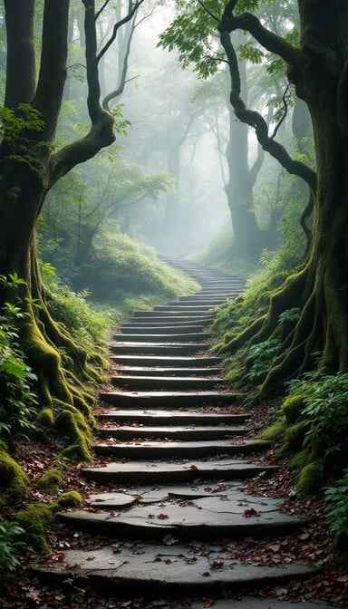 Mystical Forest Steps Mystical Forest Steps