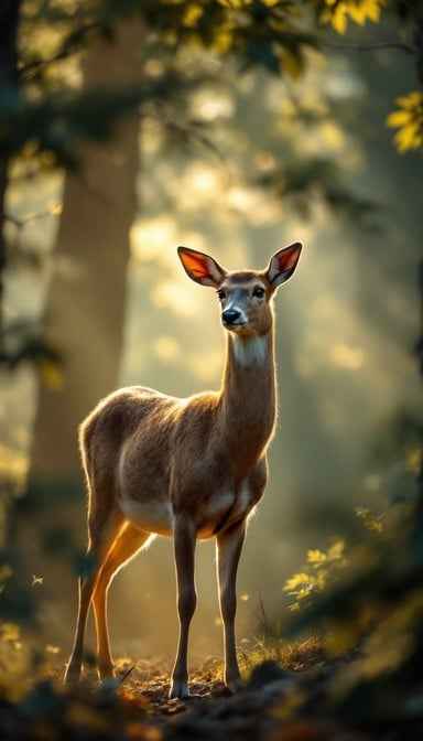 Alert Golden Deer Alert Golden Deer