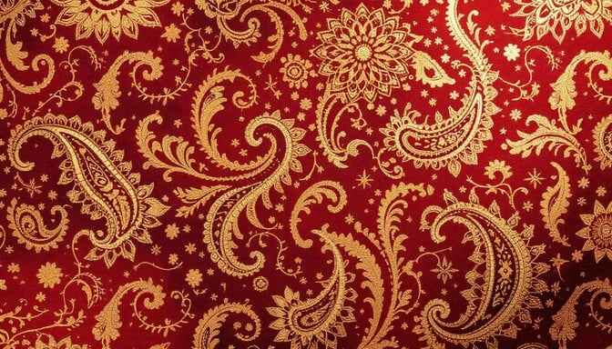 Regal Paisley Pattern