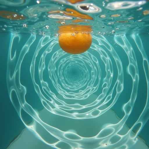 Submerged Orange Ripples Submerged Orange Ripples