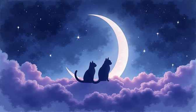 Moonlit Feline Dreams Moonlit Feline Dreams