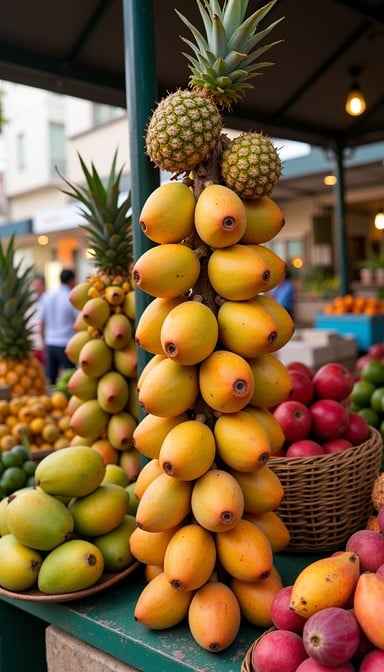 Tropical Fruit Tower Tropical Fruit Tower